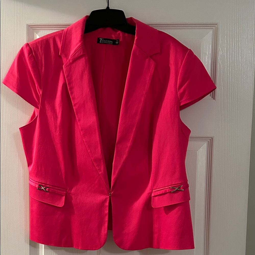 New York & Company Bold Pink Women's Blazer